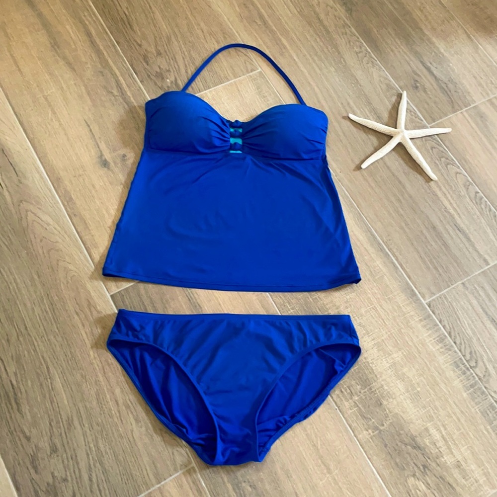 Ralph Lauren swimwear tankini 12 bottom 8 top.